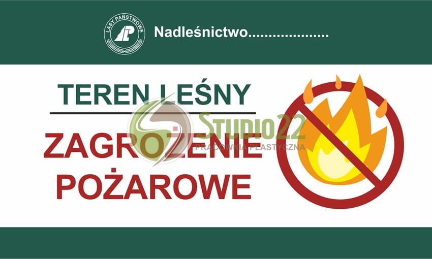 Teren leśny - zagrożenie pożarowe