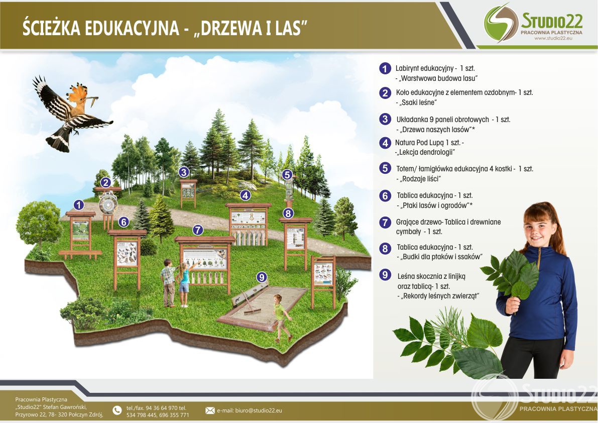 ŚCIEŻKA EDUKACYJNA „DRZEWA I LAS”