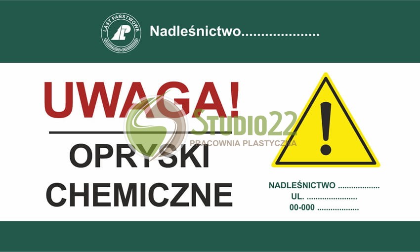Opryski chemiczne - uwaga