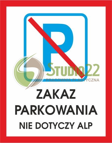 Zakaz parkowania
