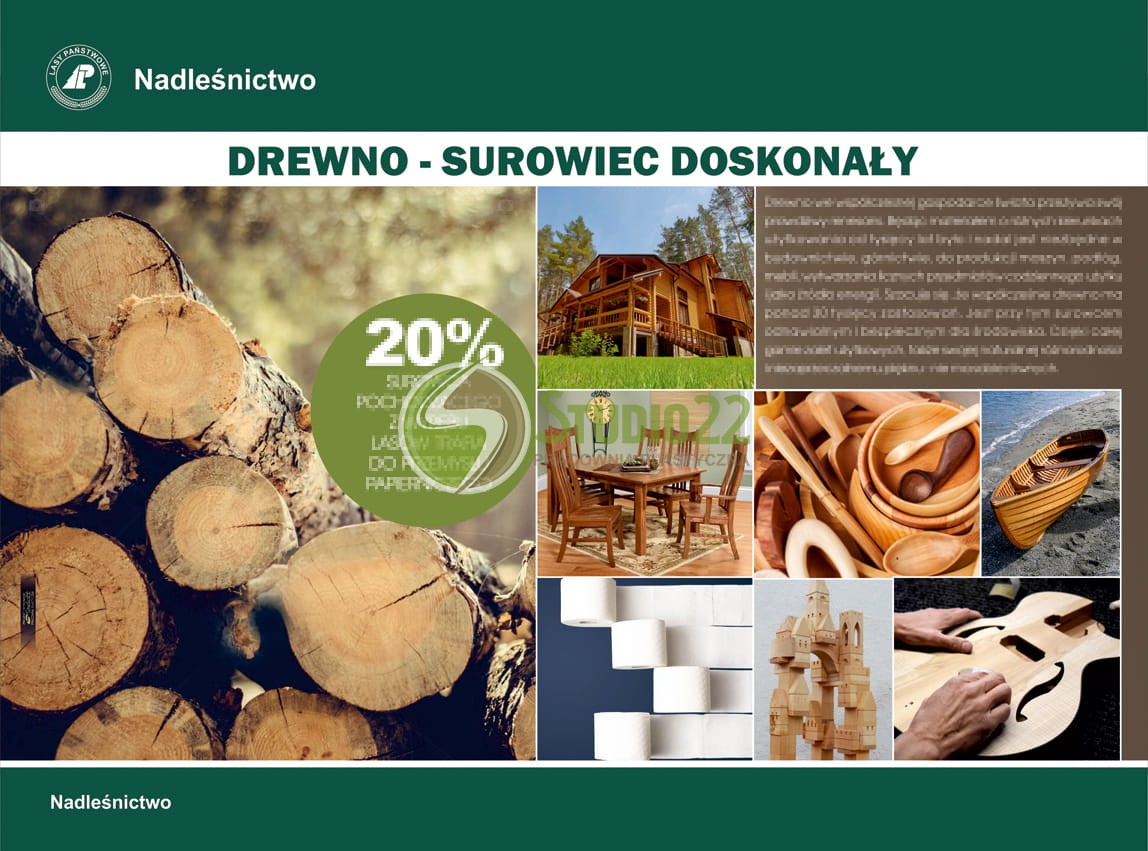 Drewno surowiec doskonały