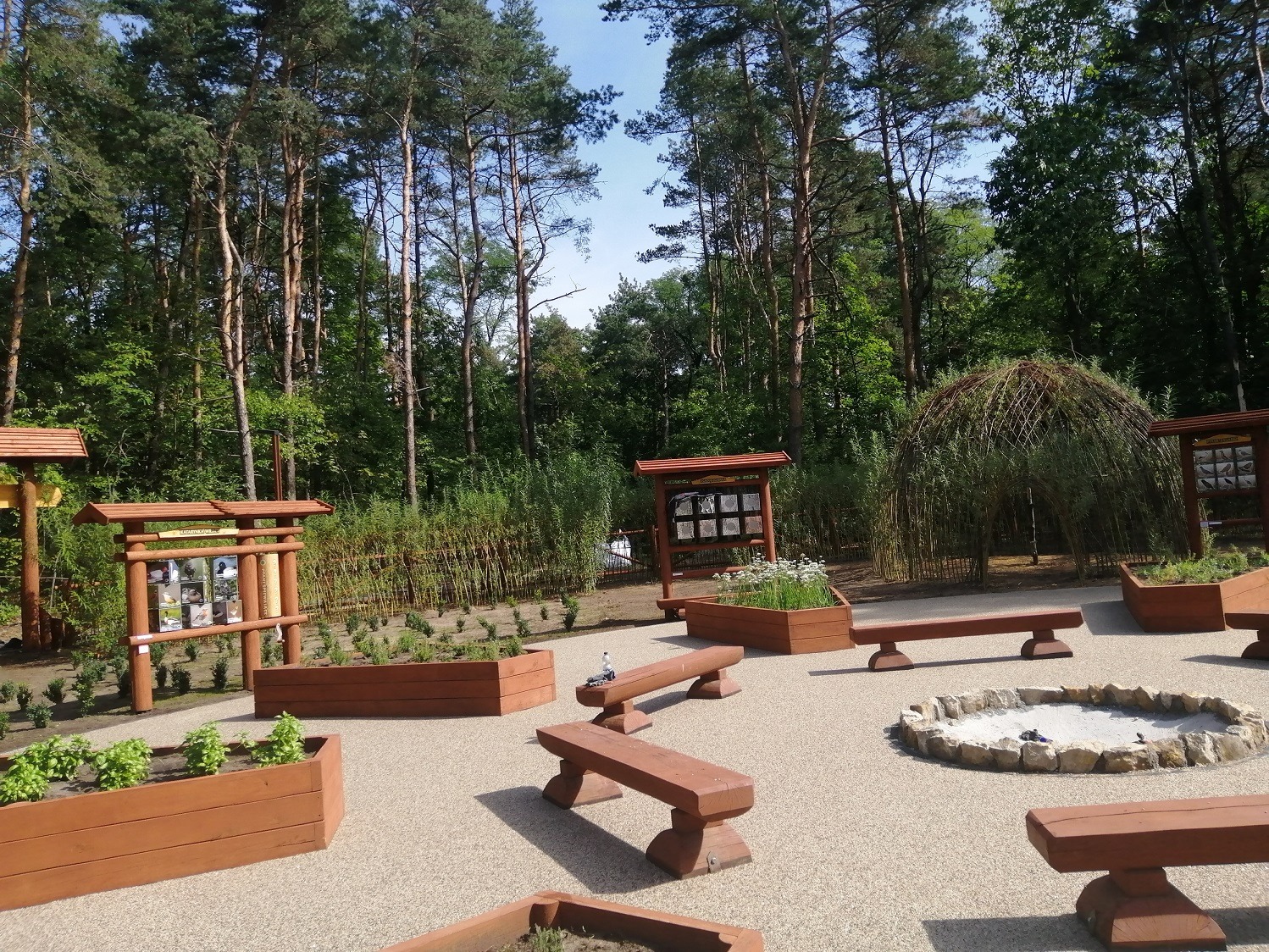 Centrum edukacji przyrodniczej — ścieżka sensoryczna Siewierz